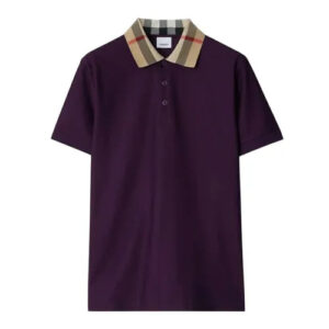 Áo Polo Nam Burberry Violet Prune Vintage Check Màu Tím