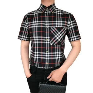 Áo Sơ Mi Nam Burberry Short Sleeve 8073416 Phối Màu