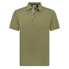 Áo Polo Nam Burberry Hartford Check Placket Polo Màu Xanh Olive